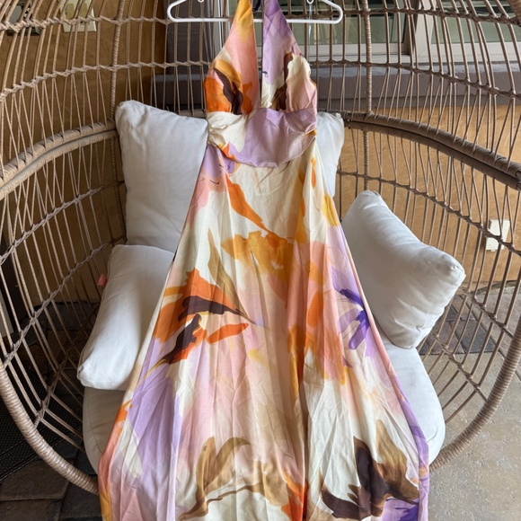 Marie Floral Halter Maxi Dress Petal & Pup - Picture 4 of 4